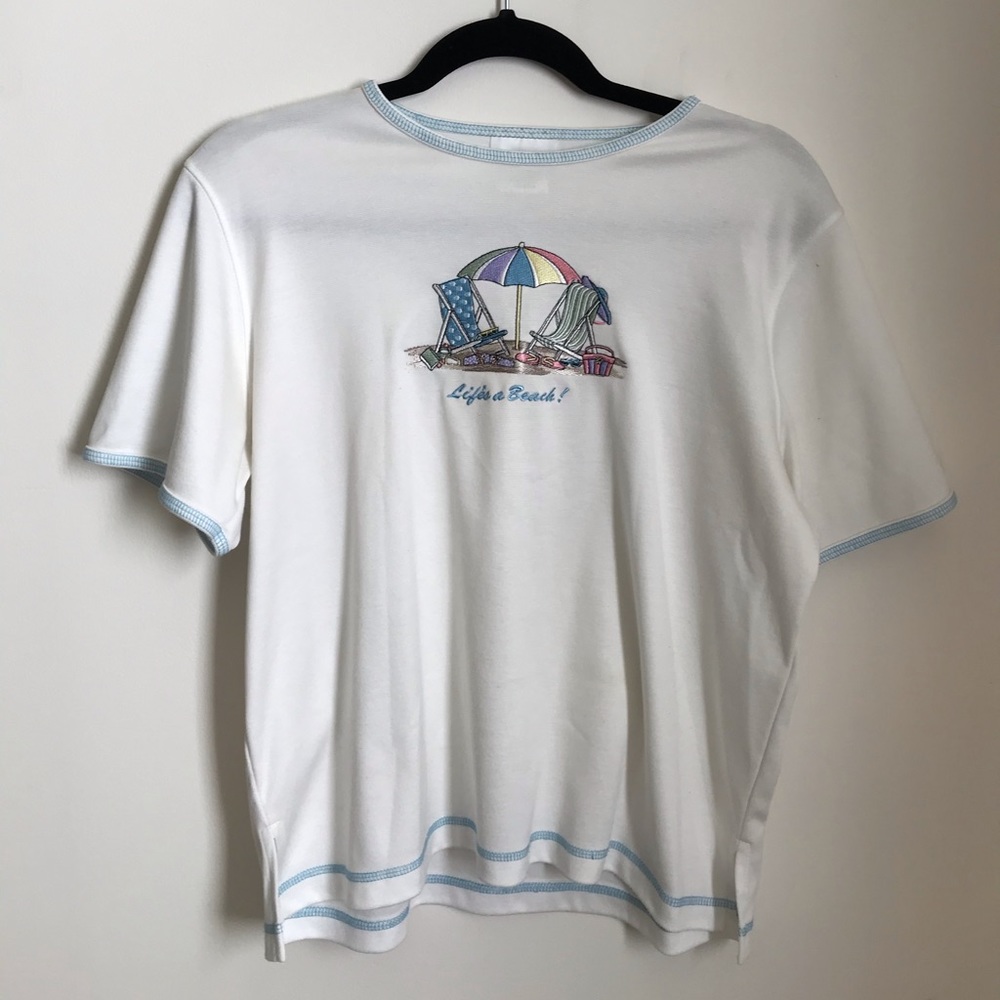 [🪐] “life’s a beach!” tee ♡ s